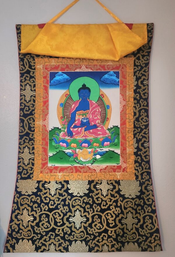 Medicine Buddha Thangka/free ship