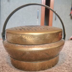 Vintage  Brass Chinese incense censor